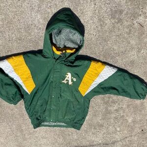 Green and Yellow Hooded Jacket
